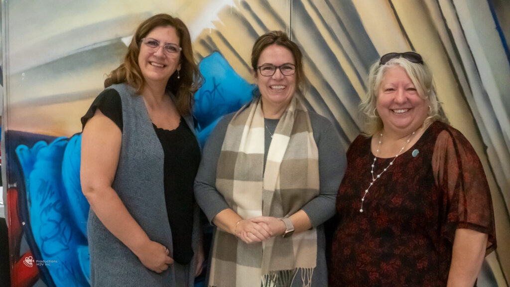 Micheline Lajeunesse, Louise Angers, Manon Latour